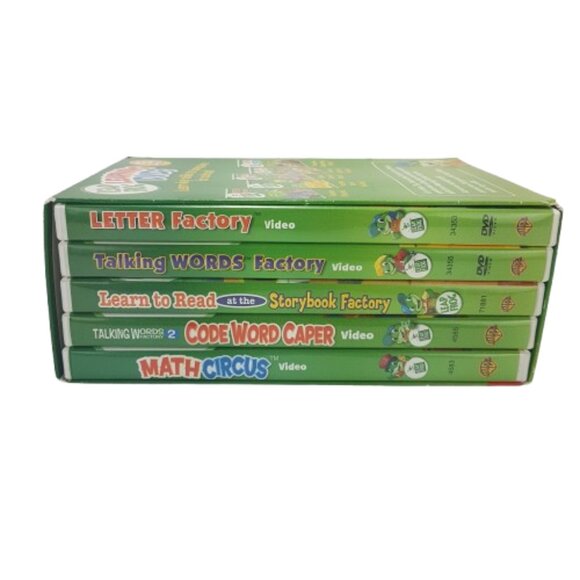 Vintage 2006 LEAP FROG Learning DVDs 5 Pack Phonics Reading Alphabet Words Math - Picture 6 of 15